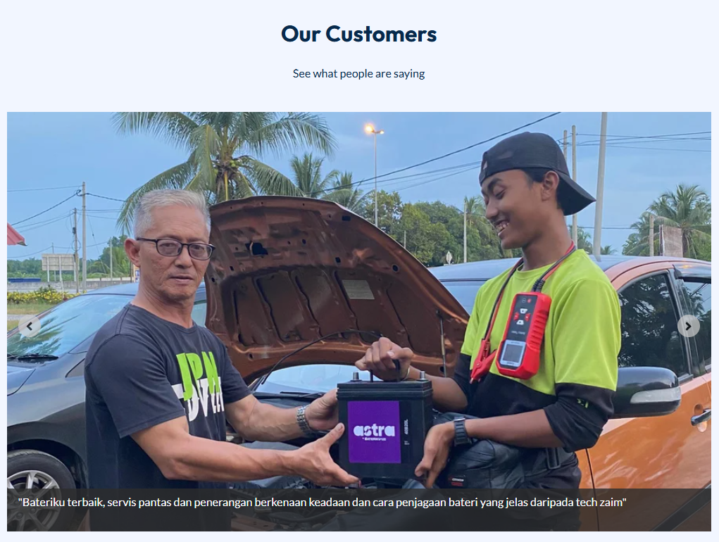 Customer Encik Ahmad